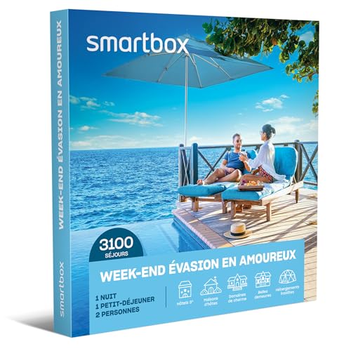 Smartbox – Coffret Cadeau duo: Week-end évasion en amoureux